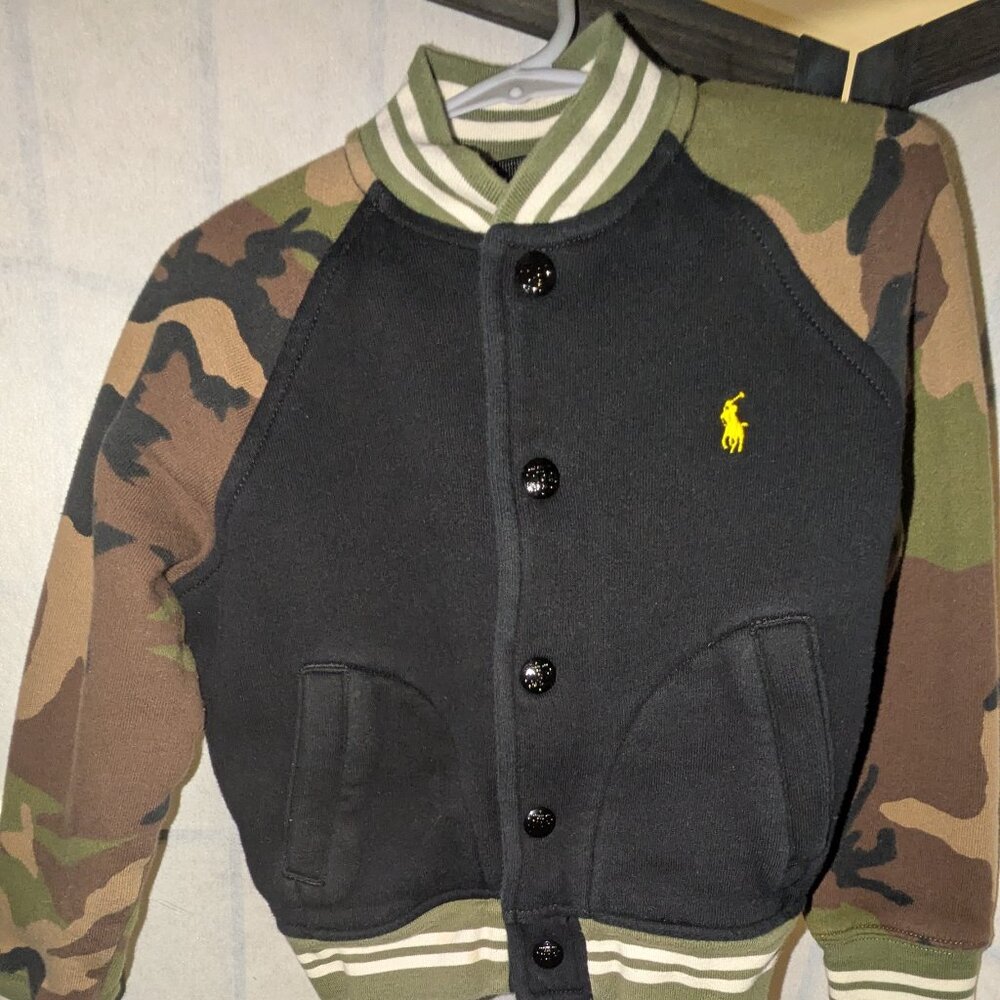 Polo Ralph Lauren Camo Baseball Jacket 4T